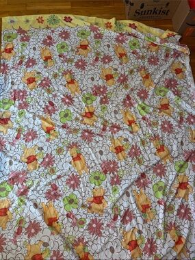 Disney Winnie The Pooh Twin Top Sheet Piglet Flowers